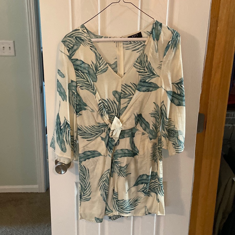 Floral print romper from Vici.